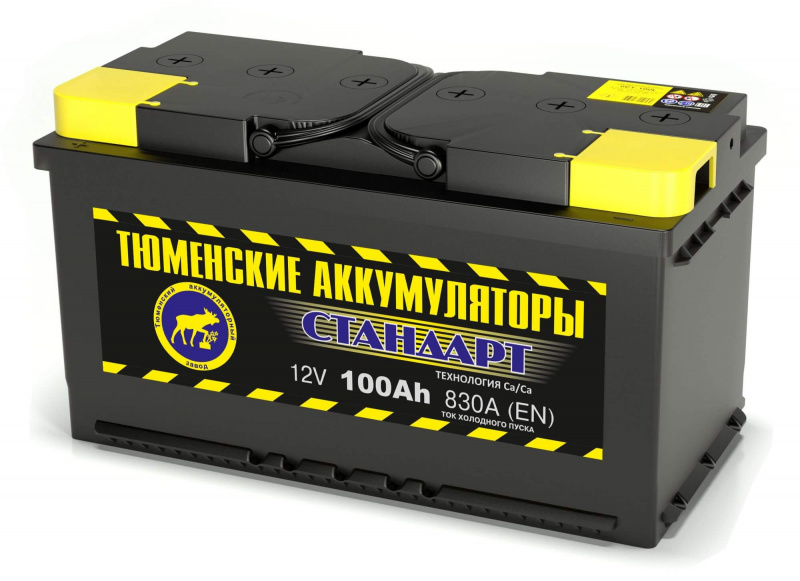 Аккумулятор Тюмень СТАНДАРТ 6ст-100 п.п.