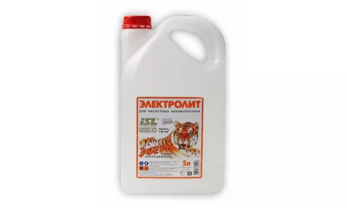 Электролит 5 л. Плотность 1.28 г/см3