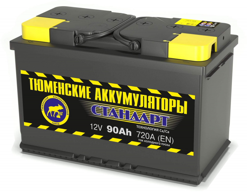 Аккумулятор Тюмень СТАНДАРТ 6ст-90 п.п.