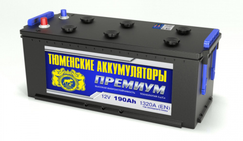 Аккумулятор Тюмень ПРЕМИУМ 6ст-190 о.п.