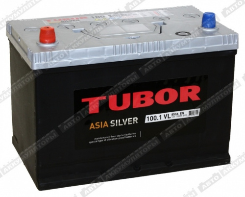 Аккумулятор TUBOR AsiaSilver 6ст-100 п.п.