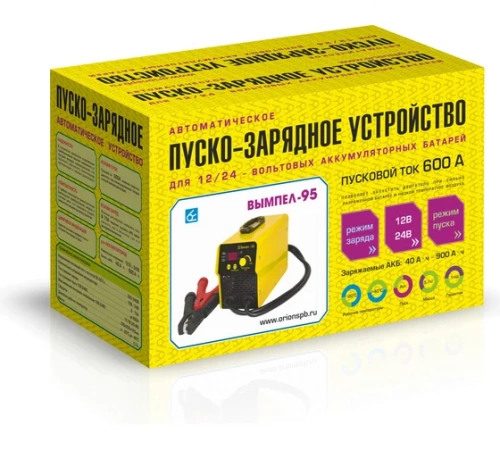 Зарядное устройство "Вымпел-95" (пуско-заряд, 600А/75А,12В/24В, автомат)